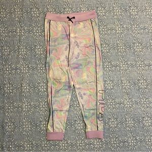 Fila Men’s Psychedelic Holographic Print Sweatpants